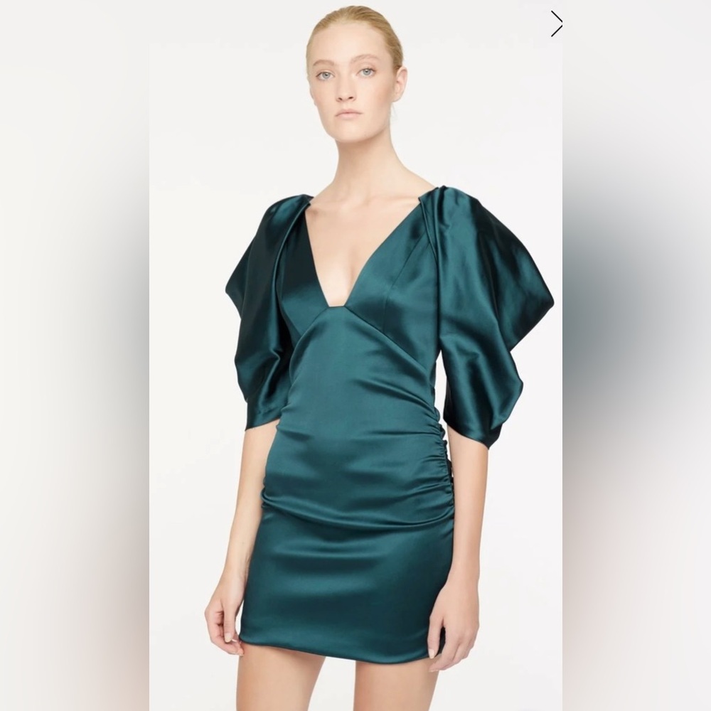 Manning Cartell Midnight Blue Ruched Bodycon Mini Dress